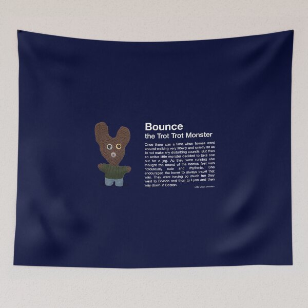 Item preview, Bounce the Trot Trot Monster (story) designed and sold by SAMGordonART.
