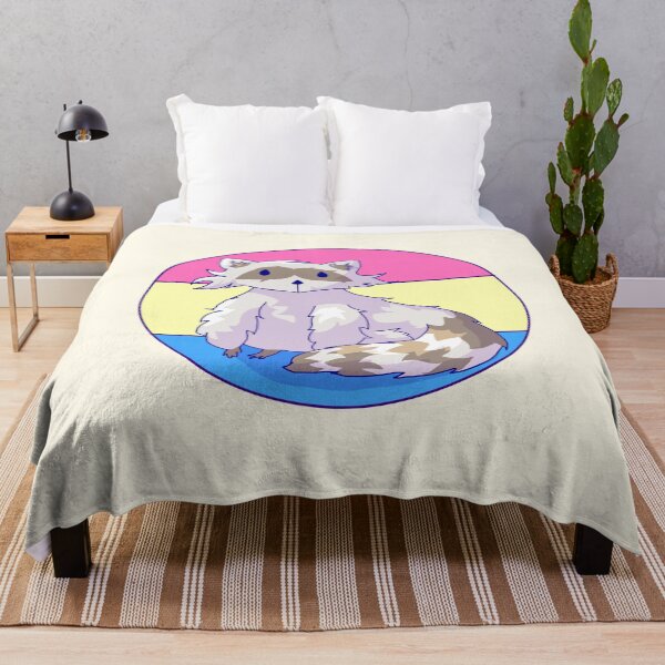 Item preview, Pansexual Pride Racoon designed and sold by ForTheFrogWar.
