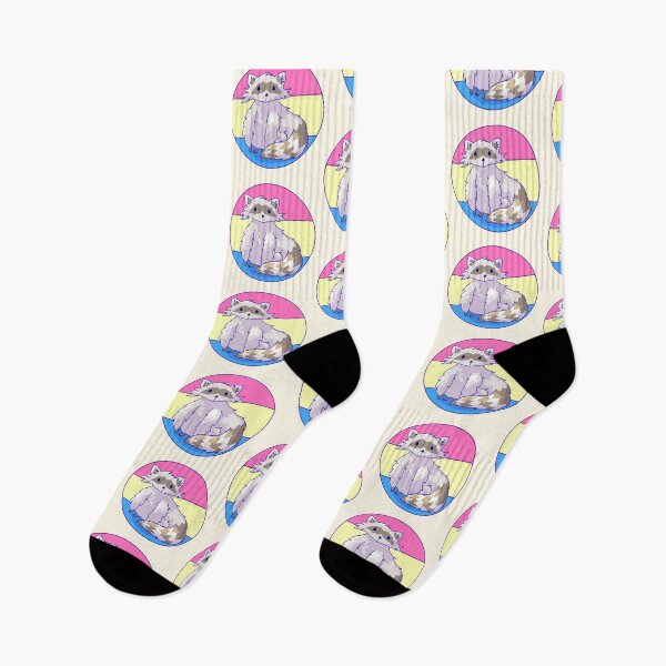 Item preview, Pansexual Pride Racoon  designed and sold by ForTheFrogWar.