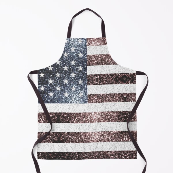 Item preview, USA flag Rustic Red White Blue faux Sparkles America patriotic bling (Photo of Glitter - Not Reflective) designed and sold by PLdesign.