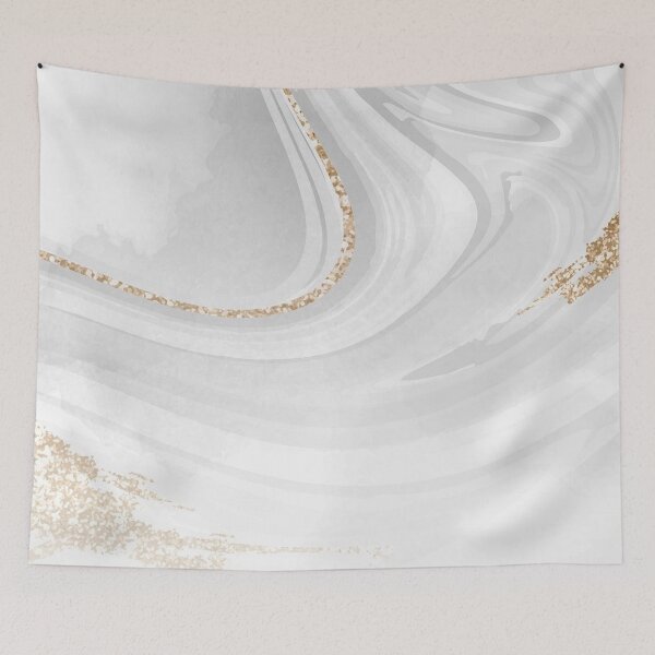 Item preview, White and Gold Shimmer  designed and sold by aartidote.