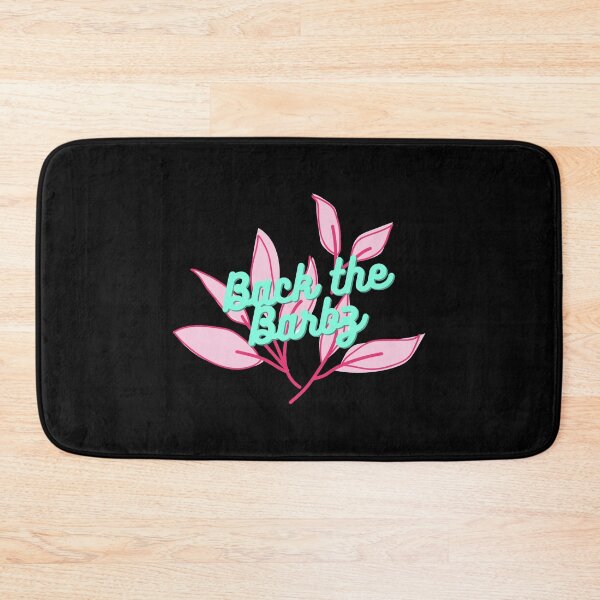 Item preview, Back the Barbz flower pink and blue designed and sold by tiredandbored.