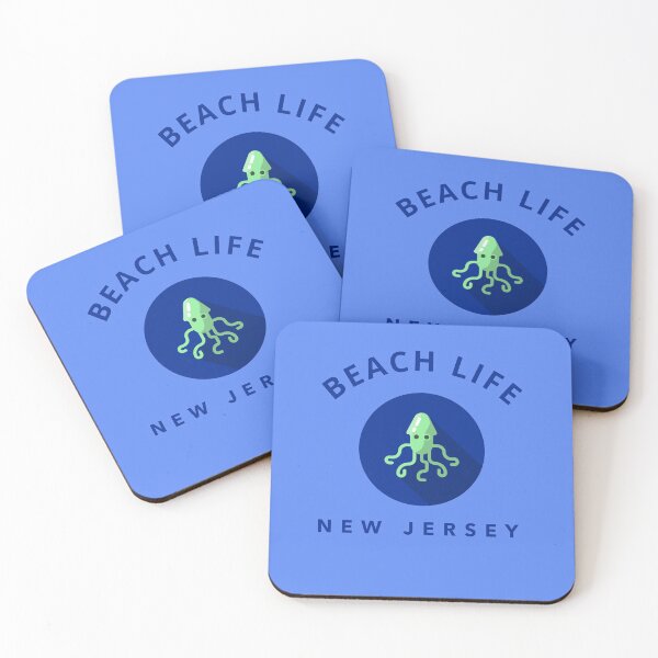 Item preview, New Jersey Beach Life Jellyfish designed and sold by JerseyBoysTees.