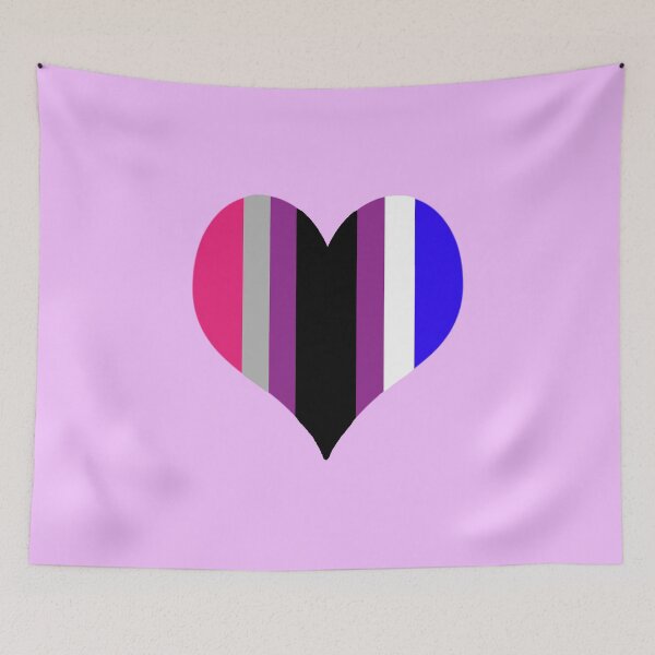 Item preview, Biromantic Heart designed and sold by Infuriating.