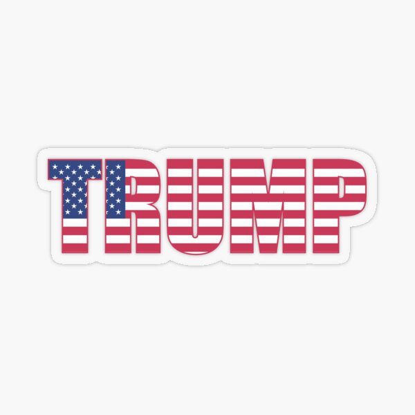 Trump Transparent Sticker