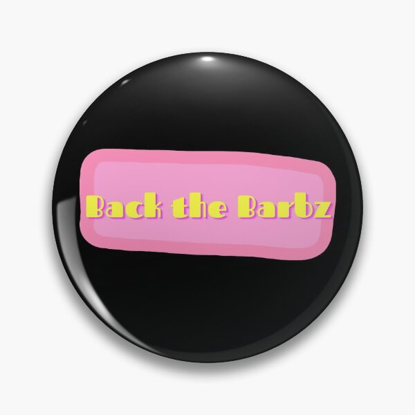 Item preview, Back the Barbz tab pink and yellow designed and sold by tiredandbored.