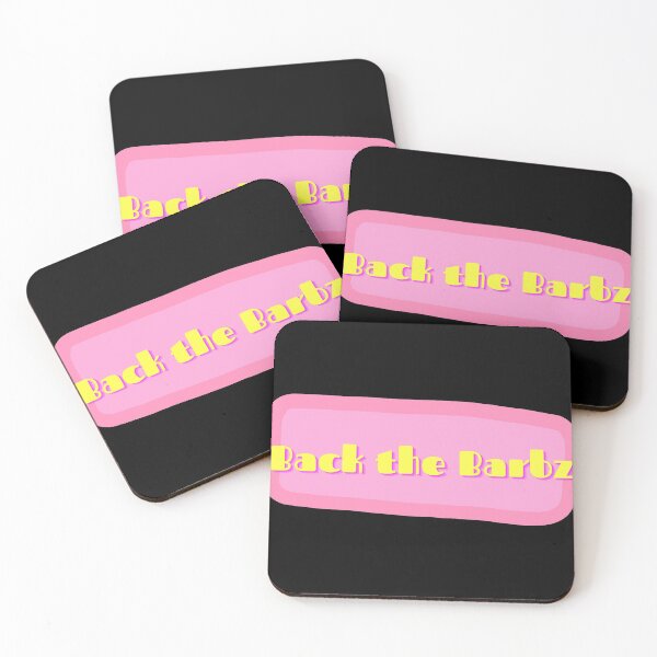 Item preview, Back the Barbz tab pink and yellow designed and sold by tiredandbored.
