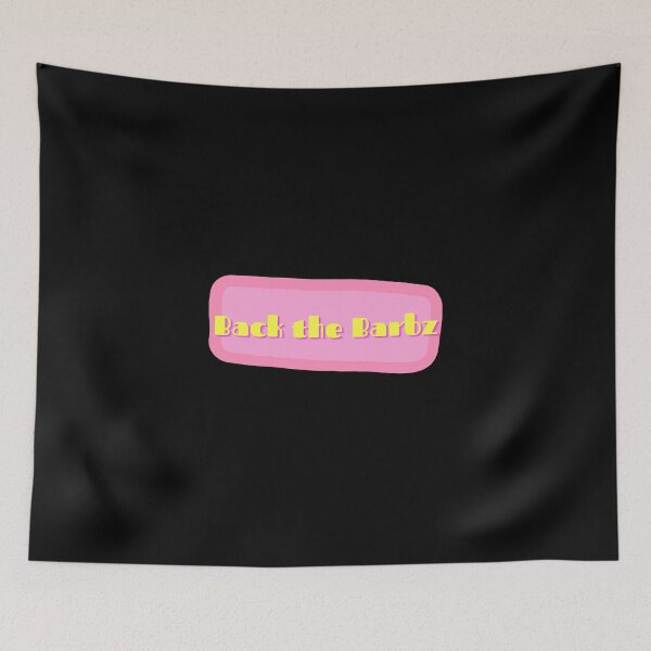 Item preview, Back the Barbz tab pink and yellow designed and sold by tiredandbored.