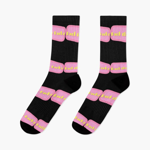 Item preview, Back the Barbz tab pink and yellow designed and sold by tiredandbored.