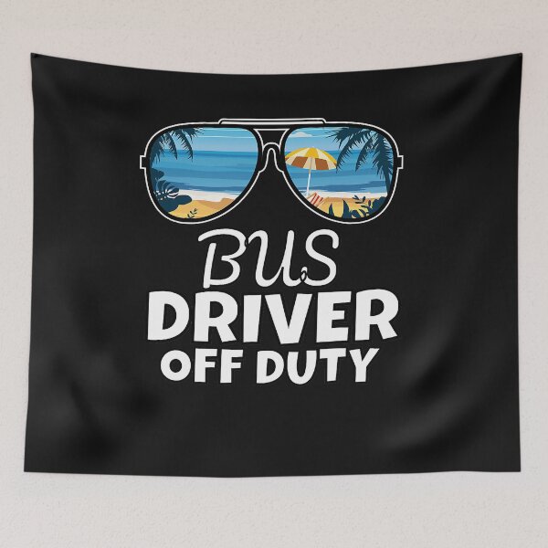 Item preview, School Bus Driver Beach Summer  designed and sold by guendolen.