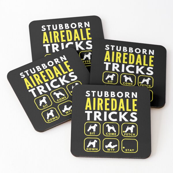 Item preview, Stubborn Airedale Tricks - Dog Training designed and sold by DoggyStyles.