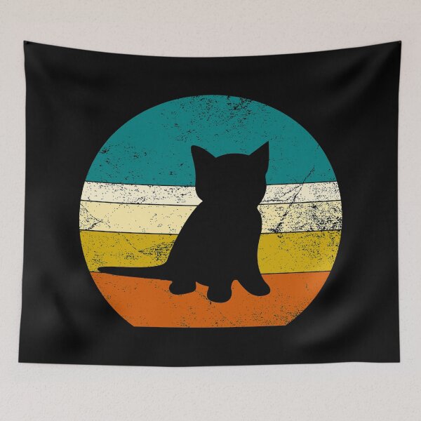 Item preview, Vintage retro kitten designed and sold by alviansyah02.