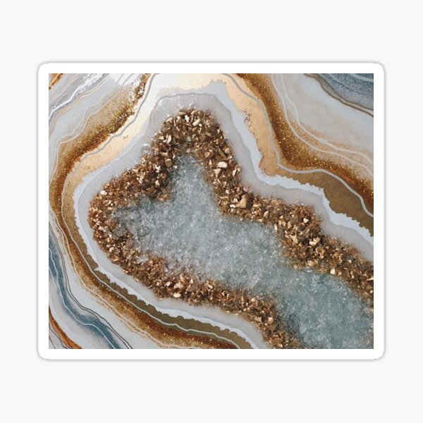 Item preview, Luxurious Gold and White Agate Stone  designed and sold by aartidote.