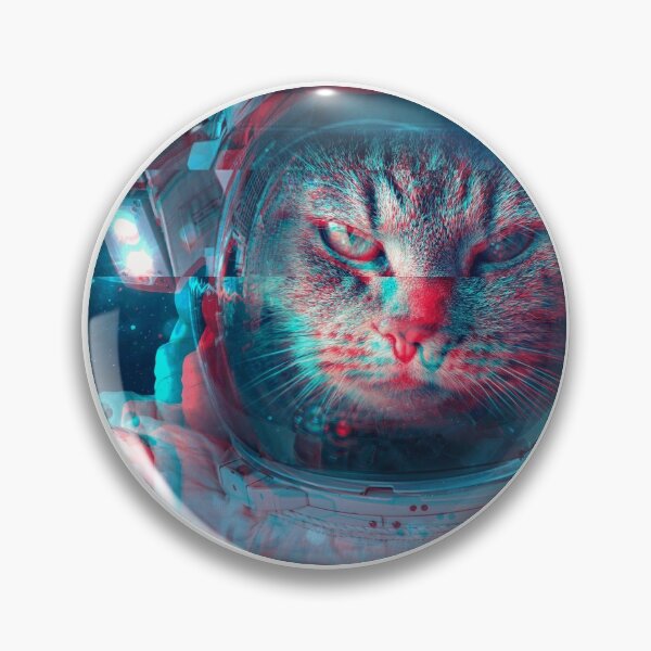 Item preview, Glitching Astronaut Cat | Smart Successful Stoner | We Are The Universe designed and sold by AlfaEcho.