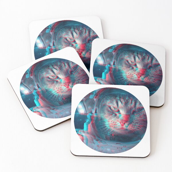 Item preview, Glitching Astronaut Cat | Smart Successful Stoner | We Are The Universe designed and sold by AlfaEcho.