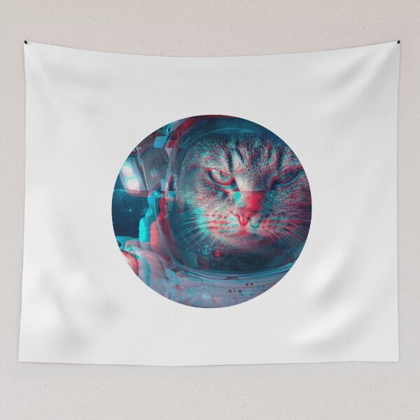 Item preview, Glitching Astronaut Cat | Smart Successful Stoner | We Are The Universe designed and sold by AlfaEcho.