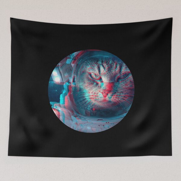 Item preview, Glitching Astronaut Cat  | Smart Successful Stoner | We Are The Universe designed and sold by AlfaEcho.