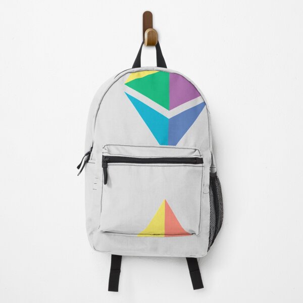 Item preview, Ethereum crypto coin colored logo designed and sold by CryptoBazaar.