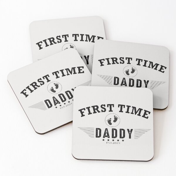 Item preview, First-Time Daddy Est 2021| Happy 1st Fathers Day  | First Daddy Day 2021 designed and sold by cartyourchoice.