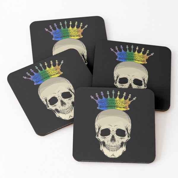 Item preview, Pride month skull designed and sold by ZethTheReaper19.