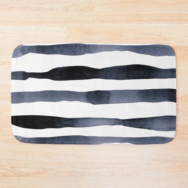 Item preview, Payne's Grey Watercolour Stripes designed and sold by RebeccaFlaherty.
