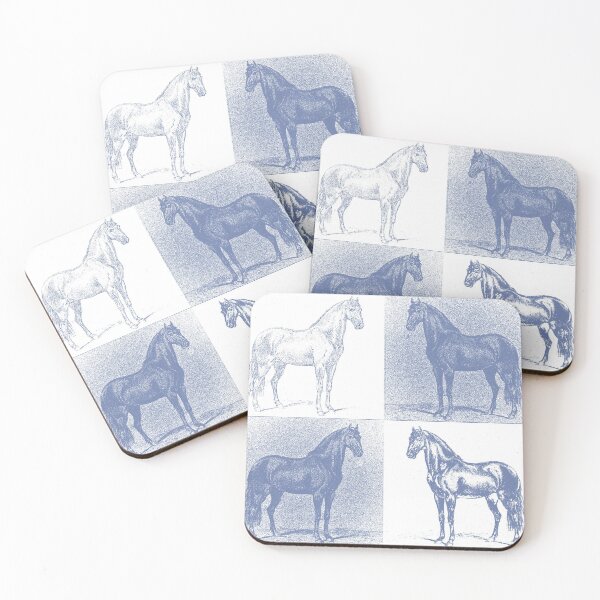 Item preview, Have Appetite for Life, Monsieur de Guille Horse, Philip Christian Haag, Blue White designed and sold by SpiritGifts.