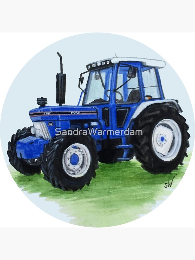 Blue Classic Tractor