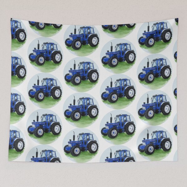 Item preview, Blue Classic Tractor designed and sold by SandraWarmerdam.