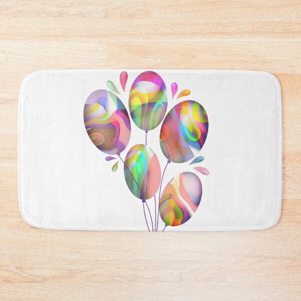 Item preview, 5 Colored balloons illustration designed and sold by Zela.