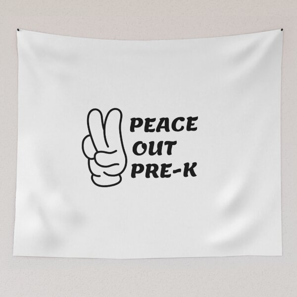 Item preview, peace out pre-k shirt designed and sold by 7ShirtShop.