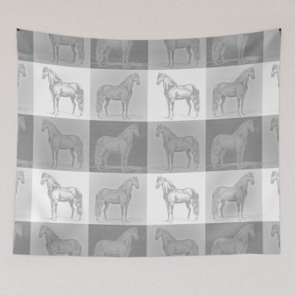 Item preview, Have Appetite for Life, Monsieur de Guille Horse, Philip Christian Haag, Grey White designed and sold by SpiritGifts.