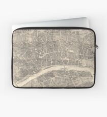 Vintage Map of Frankfurt Germany (1864) Laptop Sleeve