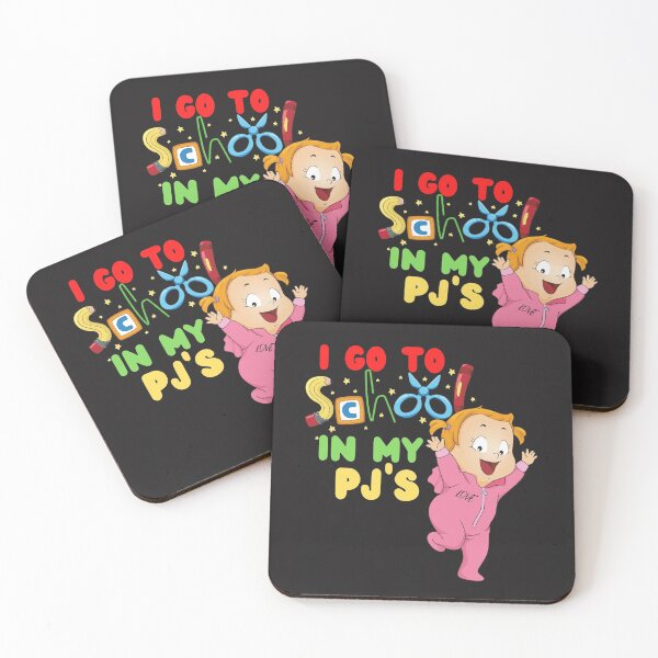 Item preview, I GO TO SCHOOL IN MY PJ'S, HOMESCHOOL, PYGAMAS, PAJAMAS, designed and sold by R B Chrystal.