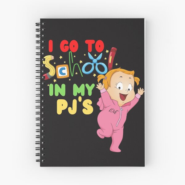 Item preview, I GO TO SCHOOL IN MY PJ'S, HOMESCHOOL, PYGAMAS, PAJAMAS, designed and sold by R B Chrystal.