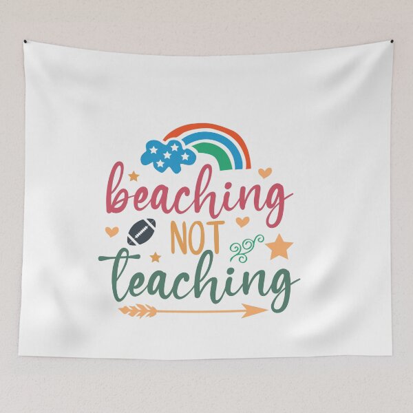 Item preview, Beaching Not Teaching , Summer Shirt, Beach Shirt, Gift for teacher,Teacher Shirt ,Summer Teacher vacation tee designed and sold by Live  Today.