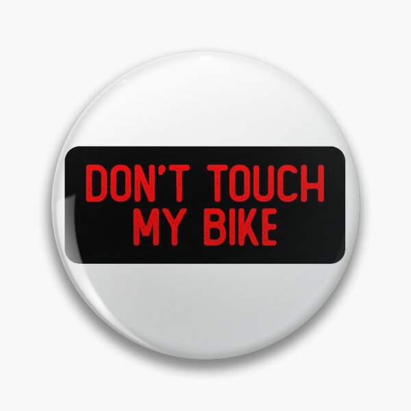 Item preview, Don't Touch My Bike Cool Helmet designed and sold by Sour Soul.