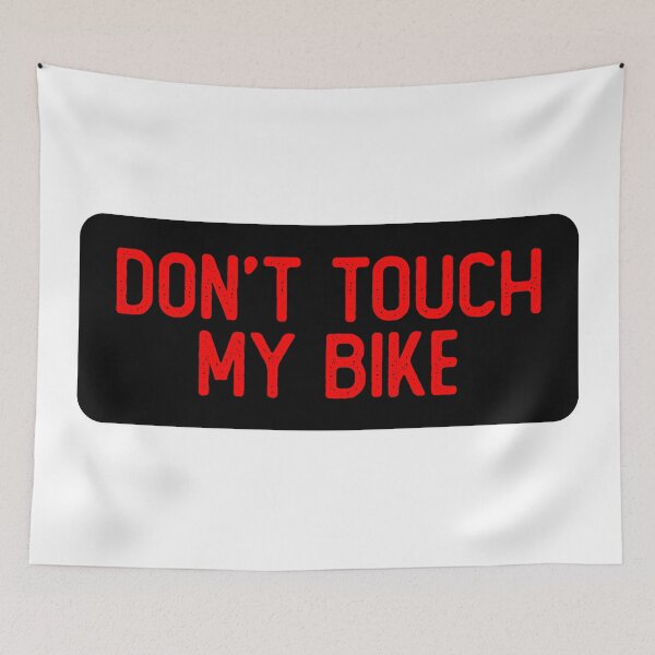Item preview, Don't Touch My Bike Cool Helmet designed and sold by Sour Soul.