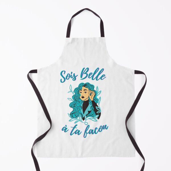 Item preview, Be beautiful in your own way - popular french quotes theme gifts (aqua blue) designed and sold by RebelliousRosee.