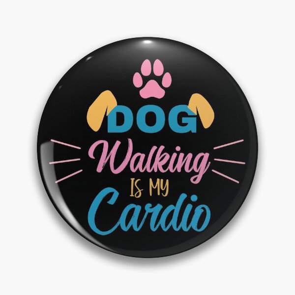 Artikelvorschau, Dog Walking ist mein Cardio-Haustier Hund-Tierliebhaber-Doggy-Geschenk-Idee entworfen und verkauft von TYPOGRAPO.