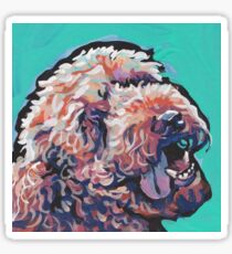 Poodle Labradoodle Golden Doodle Dog Bright colorful pop dog art Sticker