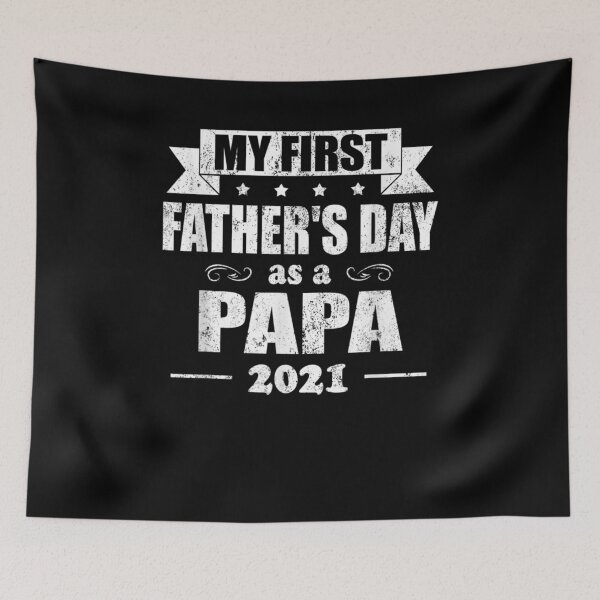 Item preview, Mens My First Father's Day As A Papa Funny New Papa Gift  designed and sold by mchargue12.