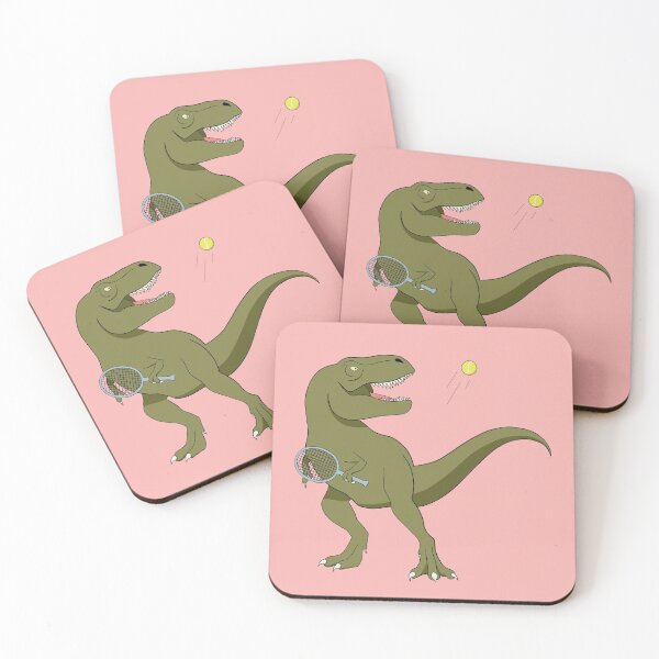 Item preview, T-Rex Tries Tennis designed and sold by sam-marsman.