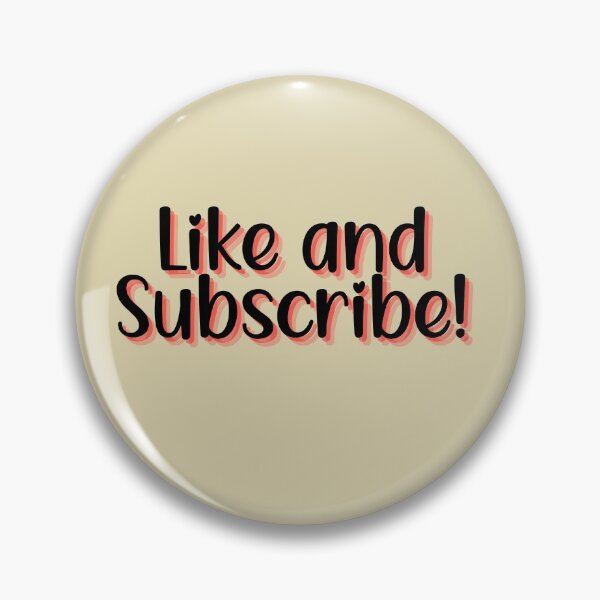 Item preview, Like and Subscribe!  designed and sold by WoollyOrbit2000.