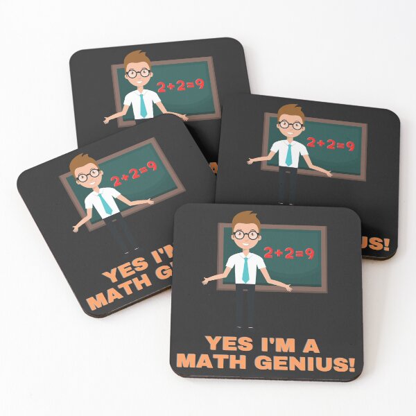 Item preview, MATH GENIUS, MATH, HUMOR, MATH IS A SCIENCE, designed and sold by R B Chrystal.