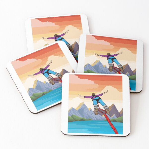 Item preview, Bungee Jumping Jump To Freedom designed and sold by flofin.
