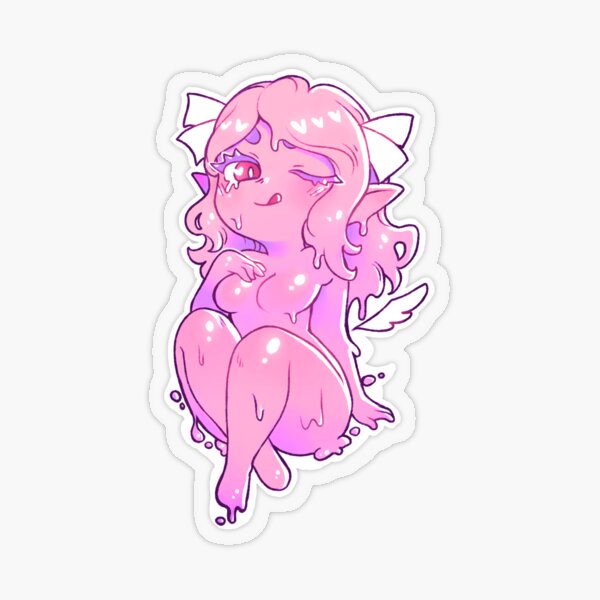 [Pixie Willow] Official Sticker/Keyring Design - Slime Version Transparent Sticker