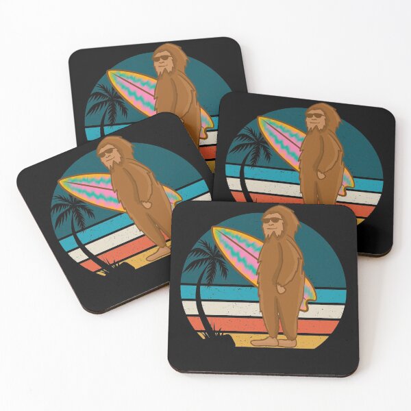 Item preview, Bigfoot Surfing Under The Palm Tree designed and sold by tpixx.