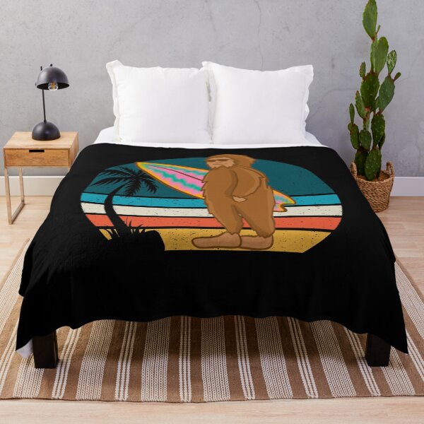 Item preview, Bigfoot Surfing Under The Palm Tree designed and sold by tpixx.