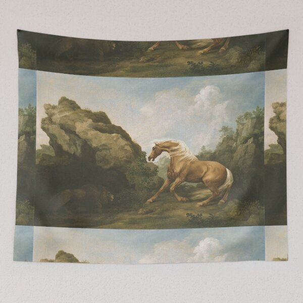 Item preview, Horse and Lion by George Stubbs designed and sold by Vintage Designs +.