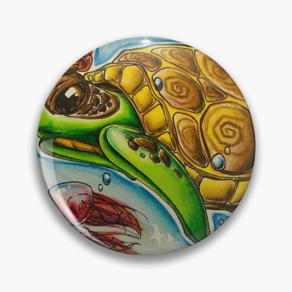 Item preview, NEW SCHOOL TURTLE designed and sold by Pegs0ne.